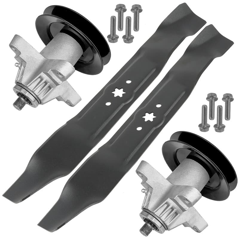 Deck Spindle w/ Pulley & Blade for 17AE2ACG004 RZT-42 918-04125 618-04126 42" 2x