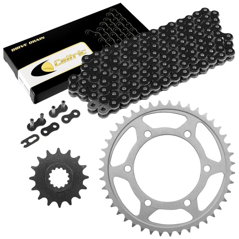 Black Drive Chain And Sprocket Kit for Yamaha YZF-R1 1998-2003 (530-Chain Type)