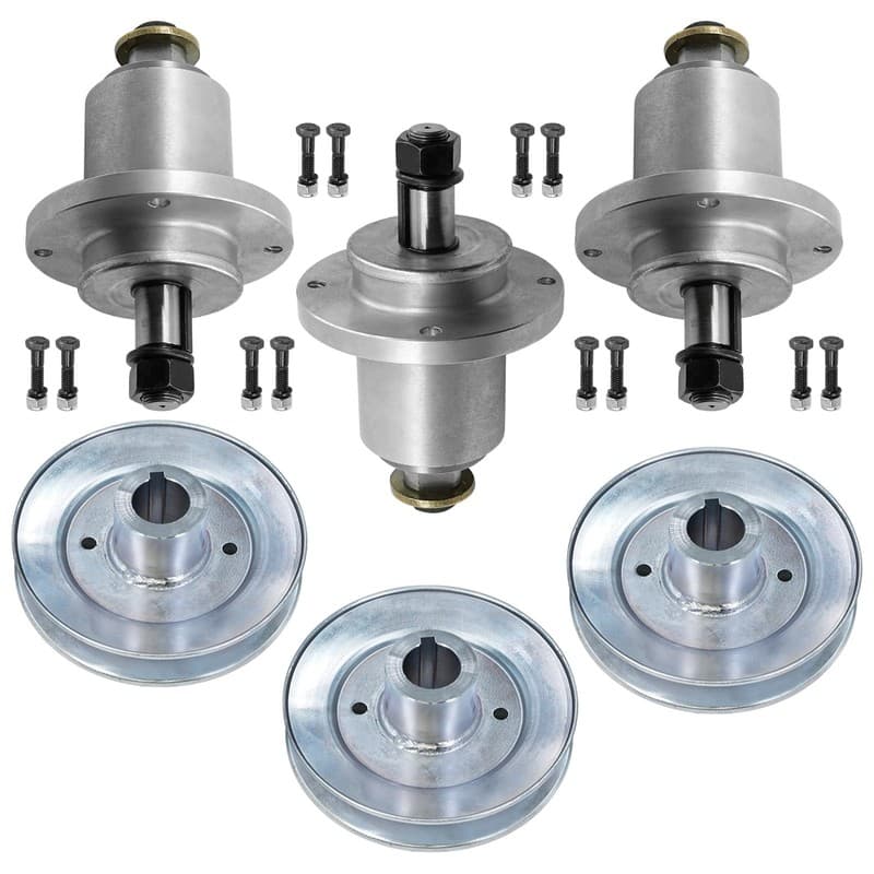 48" Deck Spindle & Pulley For Scag Freedom Z SFZ48-21FR SFZ48-22KT SFZ48-24BS