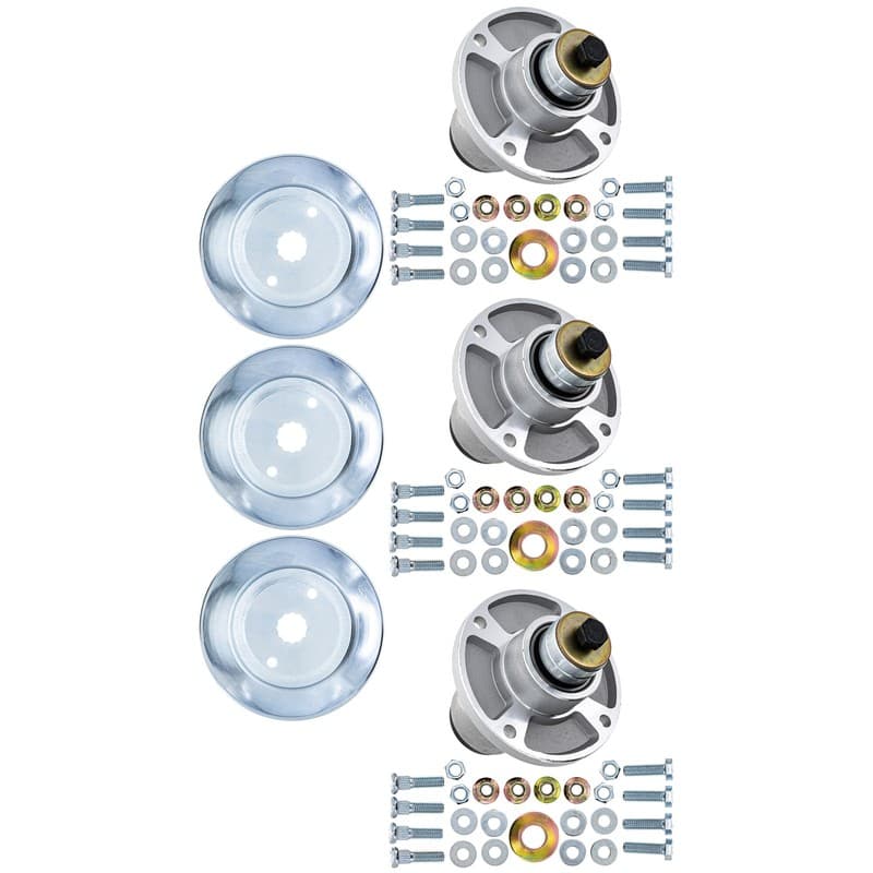 8TEN Spindle Kit for Hustler Raptor SD SDX X XD 54-Inch 607418 604664 3 Pack