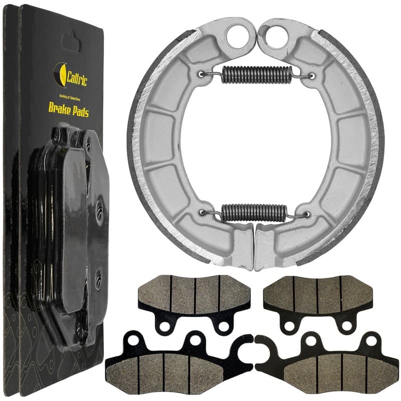 Front Brake Pads & Rear Shoes for Kawasaki KLF400 Bayou 400 4X4 1993-1999