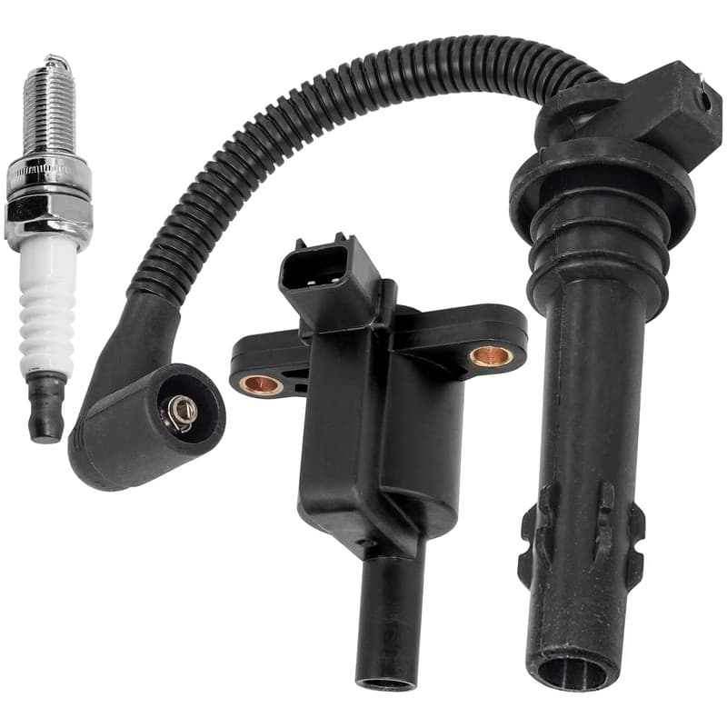 Ignition Coil w/ Spark Plug & Wire Cap For Polaris Sportsman 570 4015072 4019338