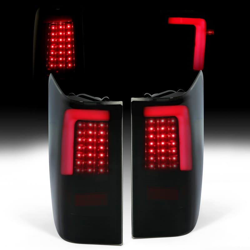 LED Smoked Tail Light Tube Bar Rear Brake Lamp For Nissan Titan pickup 2004-2015