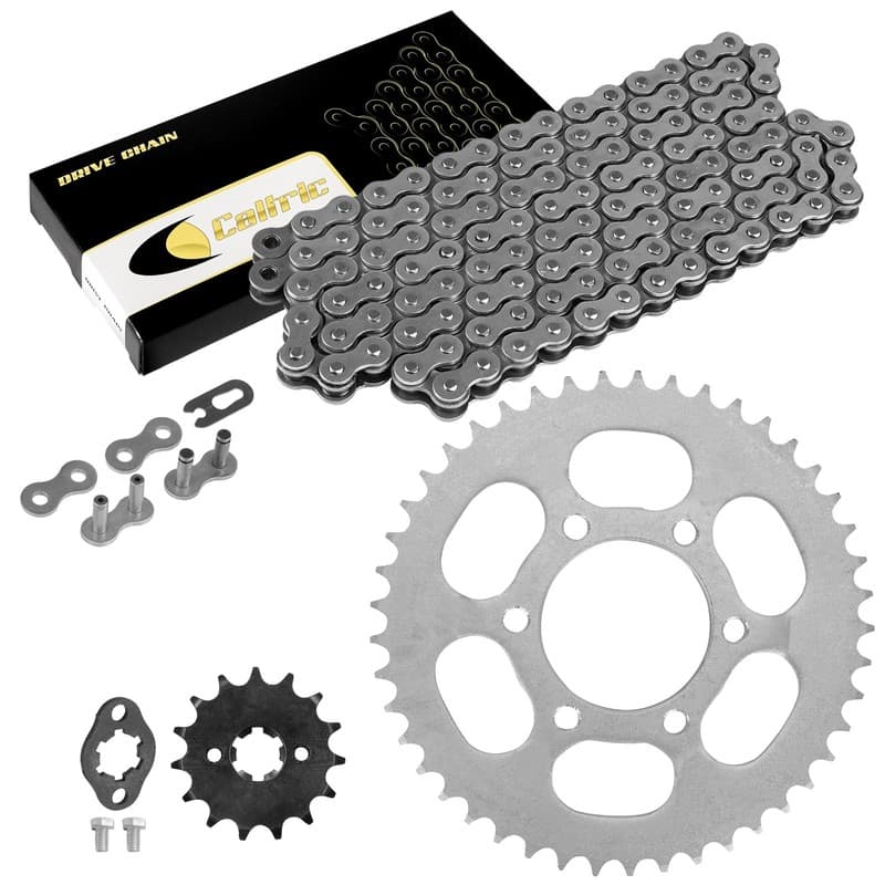 Drive Chain & Sprockets Kit for Yamaha Serow 225 XT225 1992 1993 1994 1995-2007