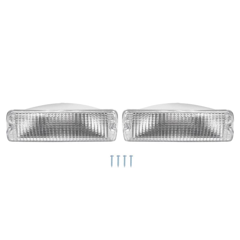 Front Clear Lens Turn Signal Light Set For Dodge D/W Series 1991 1992 1993