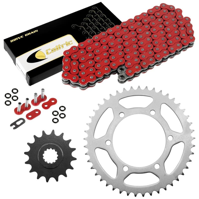 Celox O-Ring Drive Chain & Sprockets Kit for Yamaha R6 YZFR6 2006-2016 / Red