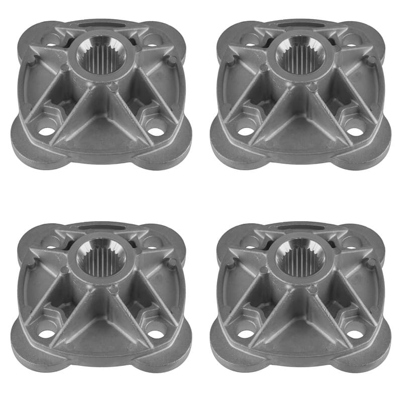 4x Rear & Middle Wheel Hub for Polaris Sportsman 500 2000 2001 2002 2003-2008