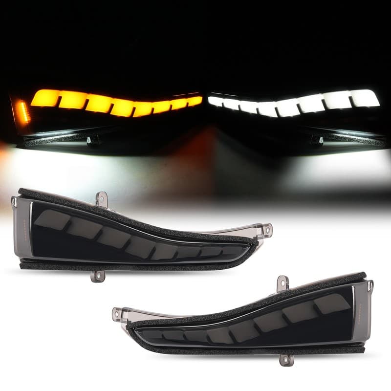 For Infiniti Q50 Q60 2014-21 LED Side Mirror Lights Turn Signal Sequentials DRL