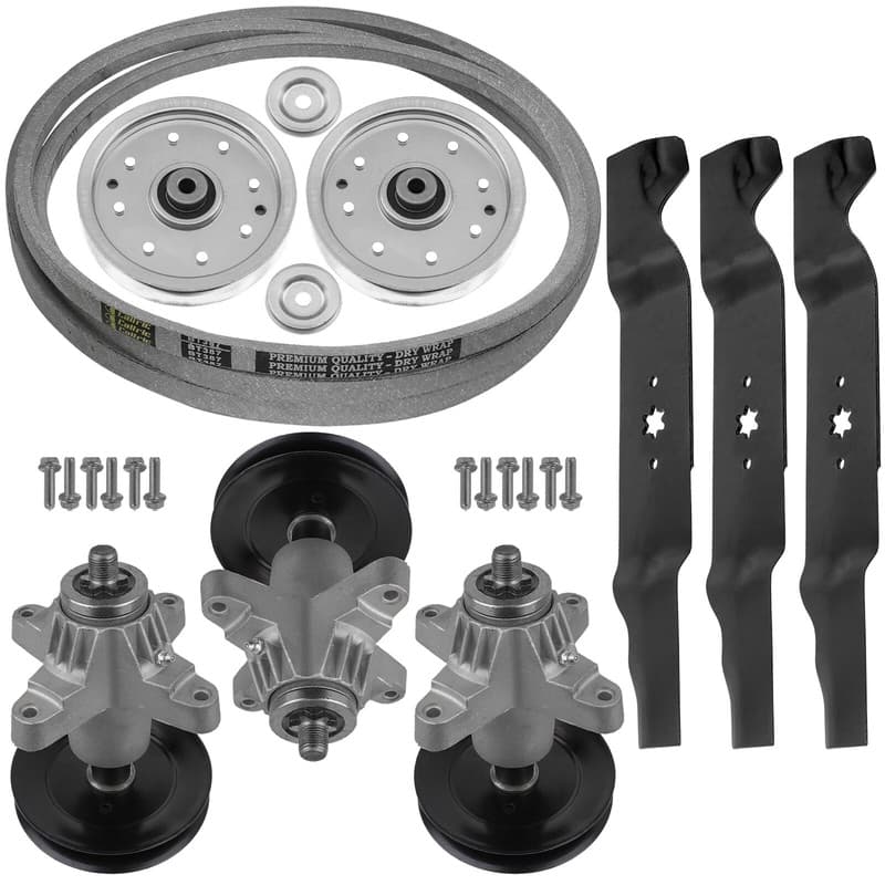 Caltric Deck Spindle Blade Pulley Belt for Cub Cadet GT1554 LGT1054 54"
