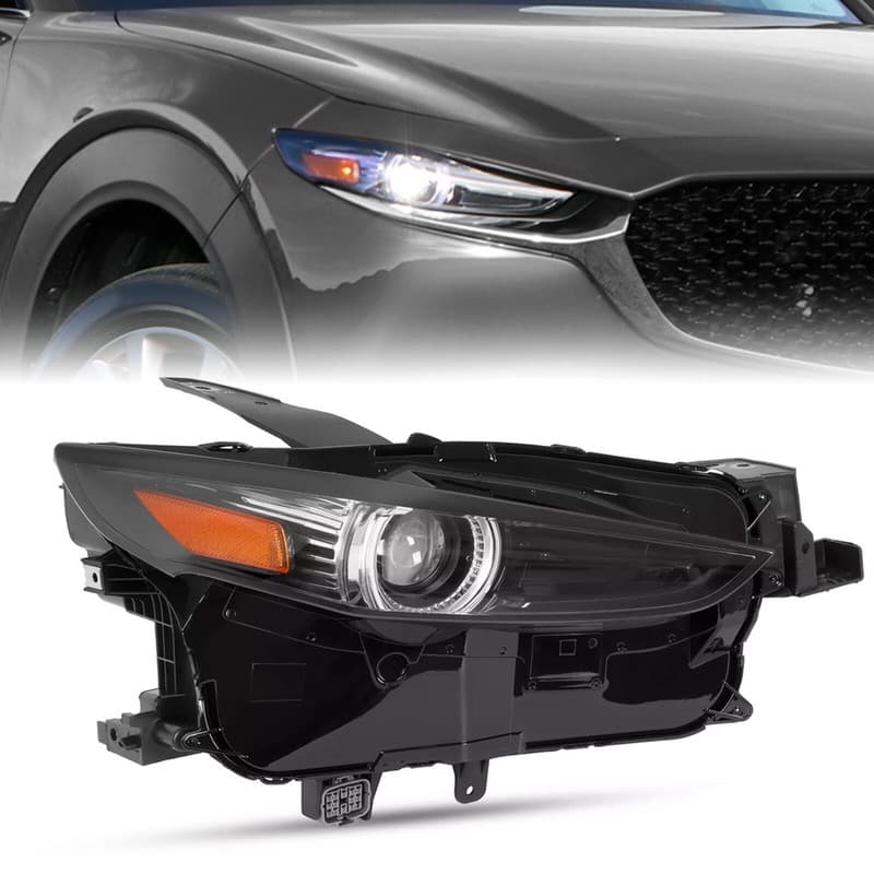 Passenger Side Full LED Projector Headlight For Mazda CX-30 W/O AFS 2020-2023