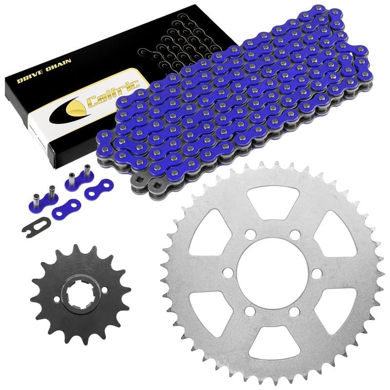 Drive Chain & Sprockets Kit Fits YAMAHA XJ550 Maxim 1981-83 / XJ550R Seca 82 83