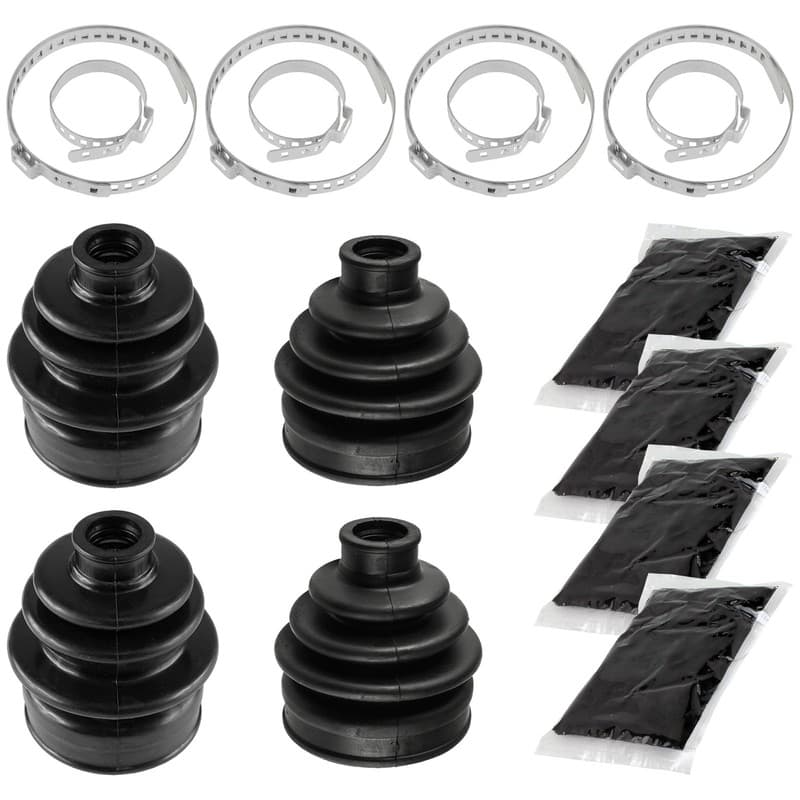 Front Rear Axle Outer & Inner CV Boot Kit for Honda Big Red MUV700 2009-2013