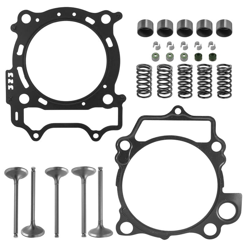 Cylinder Intake Exhaust Gasket Valve Kit for Yamaha YZ450F 2006 2007 2008 2009