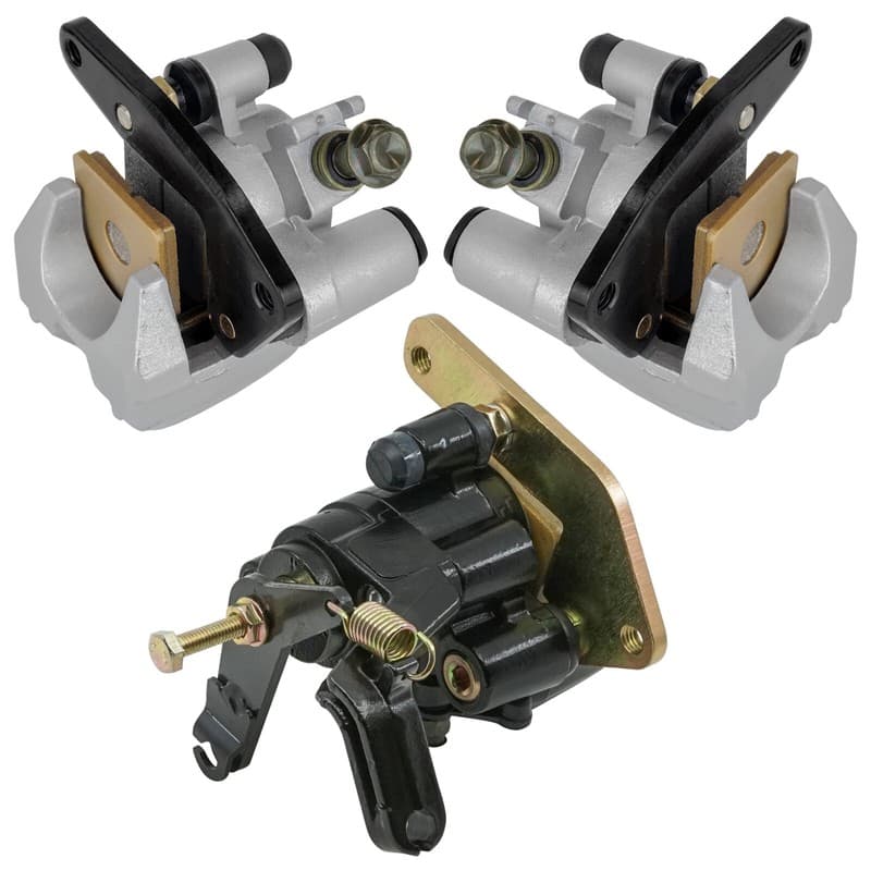 For Yamaha Raptor 660R YFM660R 2001-2005 Front and Rear Brake Caliper w/ Pads