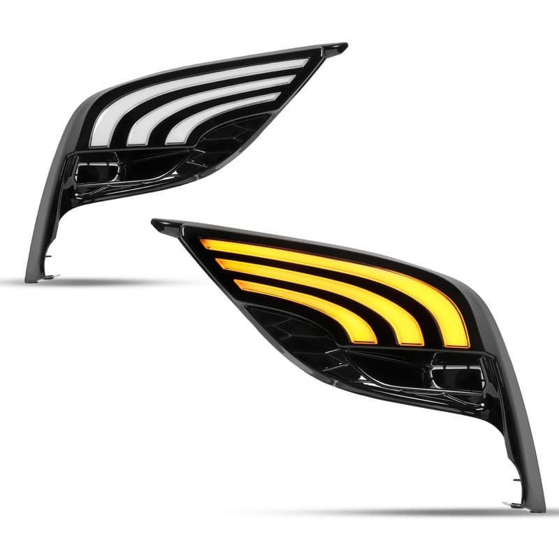 Pair Of LED Sequential Daytime Running Lamp Light For Toyota Camry SE XSE 21-24