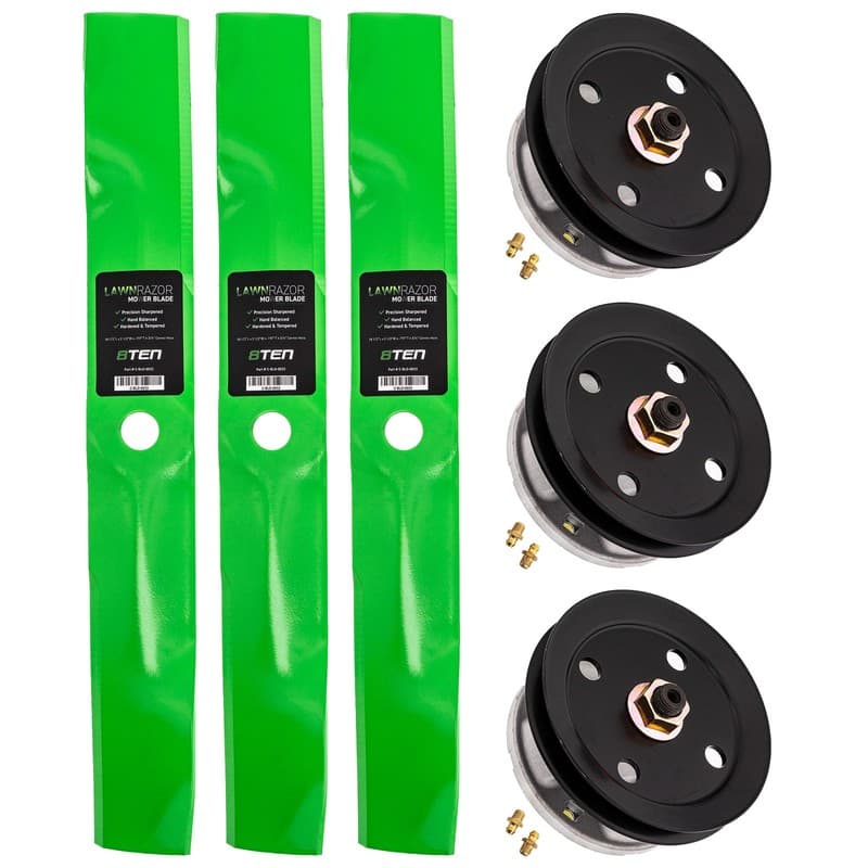 Deck Spindle & Mower Blade Set for Scotts S2554