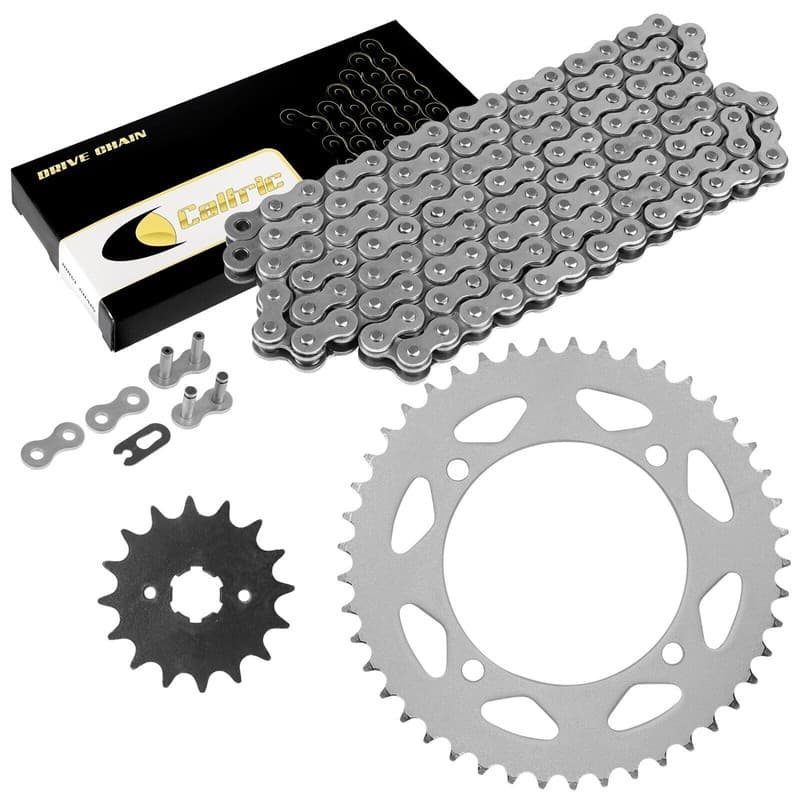 Celox Drive Chain and Sprockets Kit for Yamaha XV250 Virago 250 1989-2008