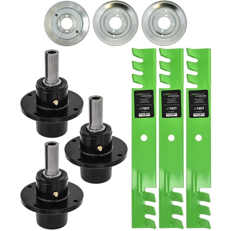 8TEN Blade Spindle Kit for Scag Tiger Cat II 52-Inch 481711 461663 483284 483285