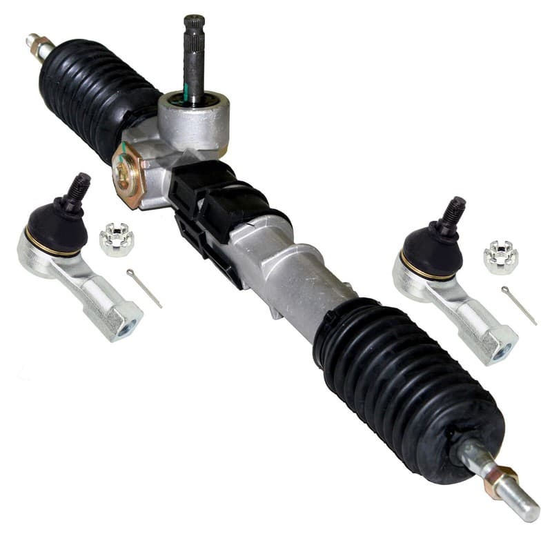 Steering Rack And Pinion W/Tie Rod Ends for Kawasaki Mule 610 4X4 KAF400 2005-16