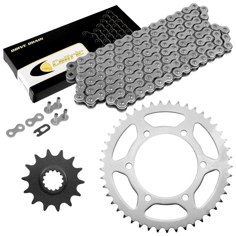 Drive Chain & Sprockets Kit for Kawasaki EX250J Ninja 250R 2008-2012