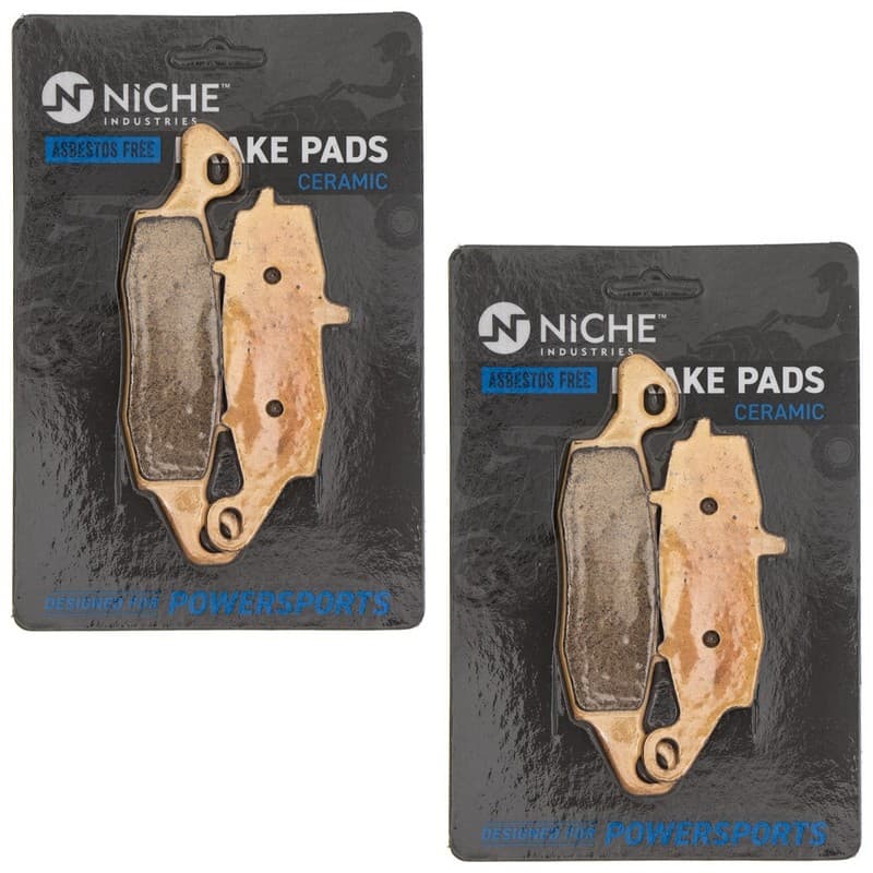 NICHE Brake Pad Set for Kawasaki Vulcan 800 1600 Front Rear Ceramic 2 Pack