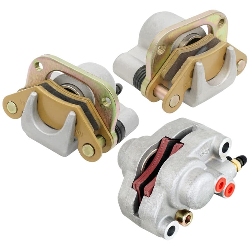 Front And Rear Brake Caliper W/ Pad For Polaris Trail Blazer 250 1999-2000