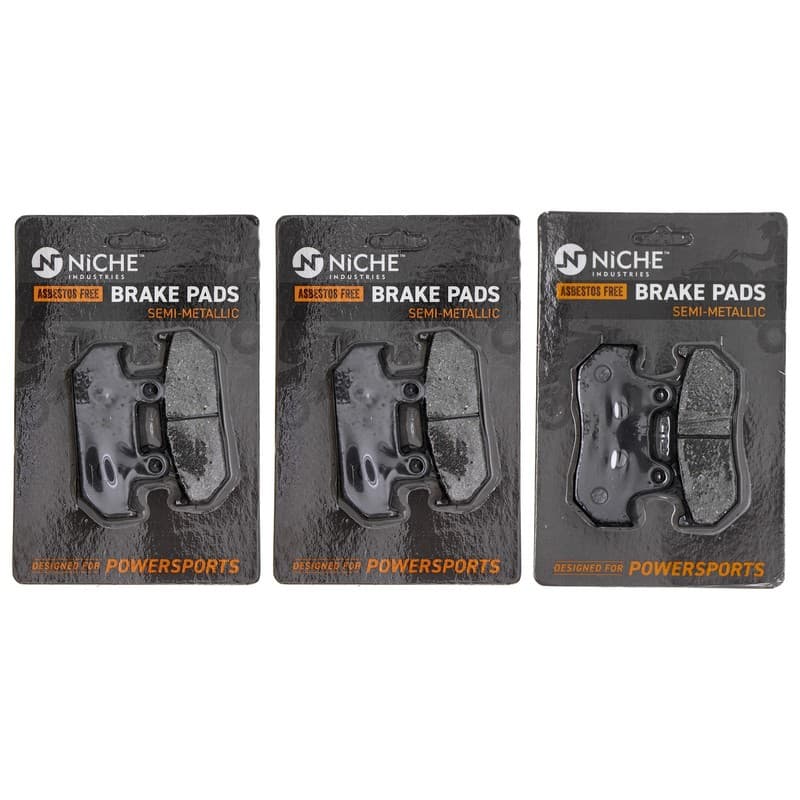Brake Pad Set for Honda Goldwing 1500 GL1500SE GL1500A Front Rear Semi-Metallic