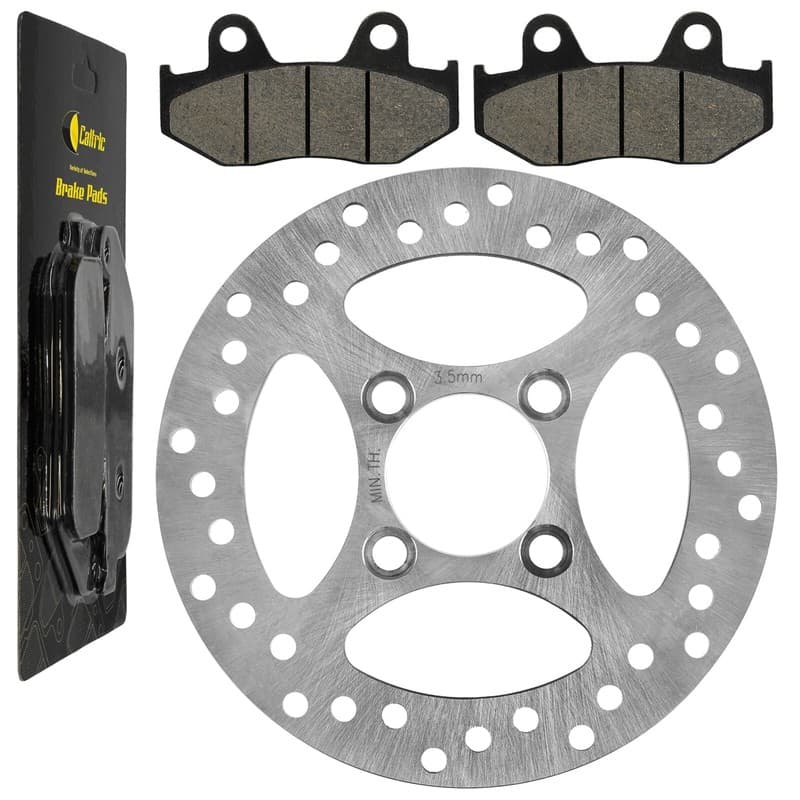 Rear Brake Disc Rotor with Pads For Yamaha Raptor 700 700R YFM700R SE 2013-2026