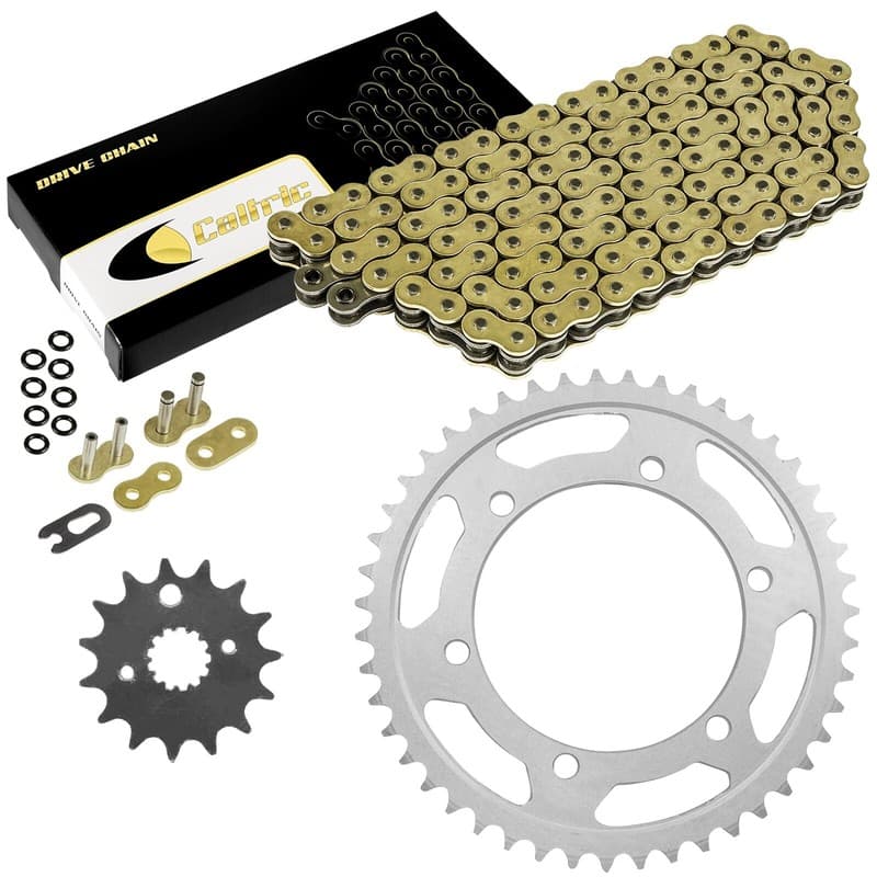 Golden O-Ring Drive Chain & Sprockets for Yamaha YZF600R YX600R YZ600R 1995-07