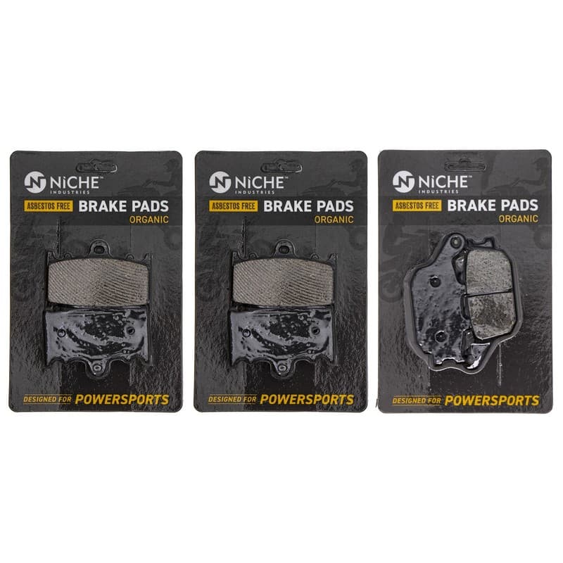 NICHE Brake Pad Set for Suzuki SV1000S Katana 650 Kawasaki Front Rear Organic