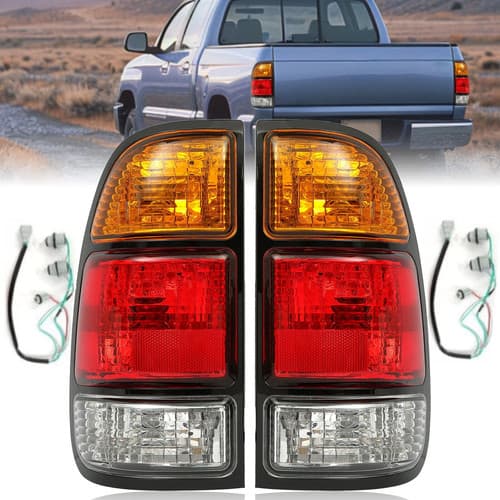 For Toyota Tundra 00-06 Rear Tail Lights Brake Lamps Assembly W/Bulbs Left+Right