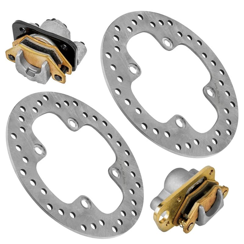 Rear Brake Caliper w/ Disc fits Yamaha Grizzly 550 YFM550F YFM550D 4x4 2012-2014