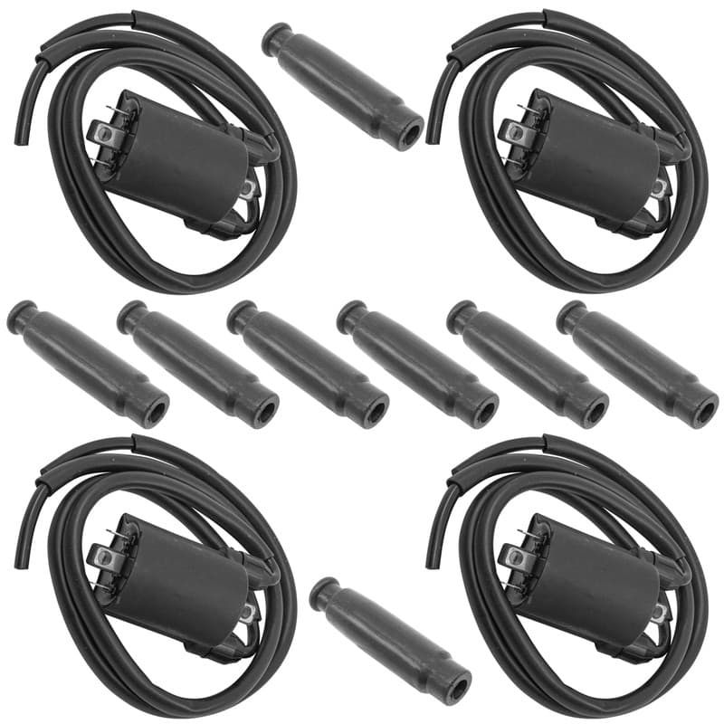 Ignition Coil w/Spark Plug Cap For Kawasaki Zephyr 1100 ZR1100 1992 1993-1995