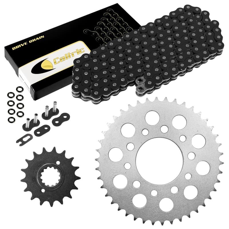 Black O-Ring Drive Chain & Sprockets Kit for Honda CBR1000F Hurricane 1989-1995