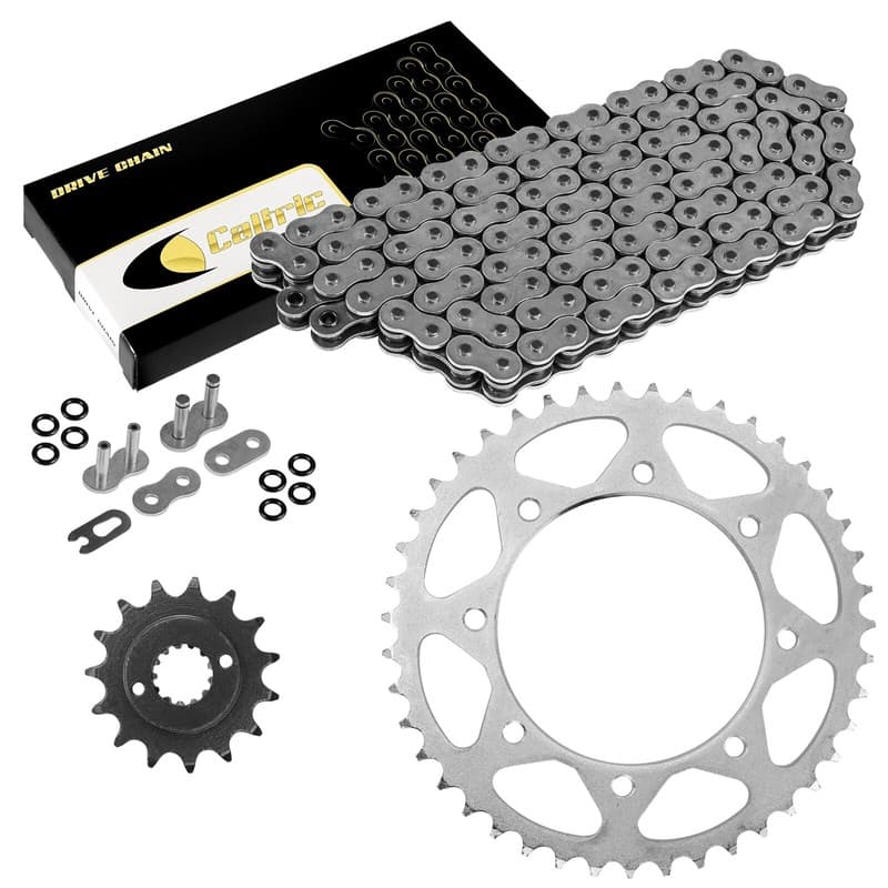O-Ring Drive Chain & Sprocket Kit for Kawasaki KLR650 Kl650A Kl650E 1990-2016