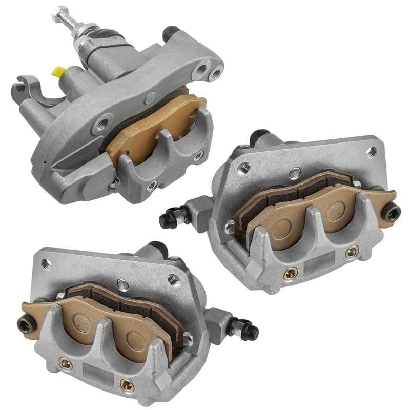 Front & Rear Brake Calipers For Yamaha Raptor 700 700R YFM700R SE 2013-2025