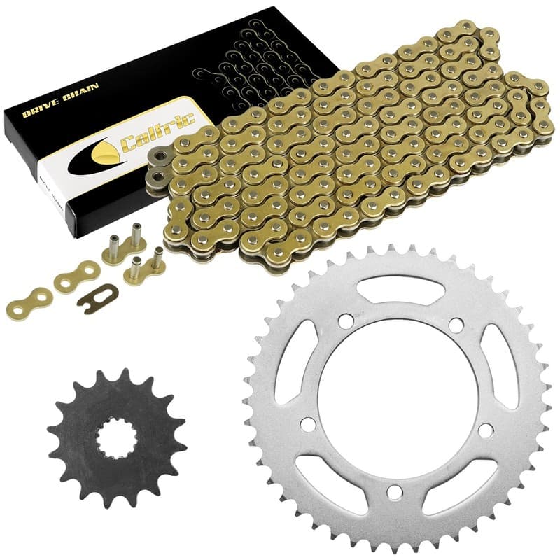 Drive Chain & Sprockets Kit for Suzuki GSX-R600 GSXR600 2001 2002 2003-2005