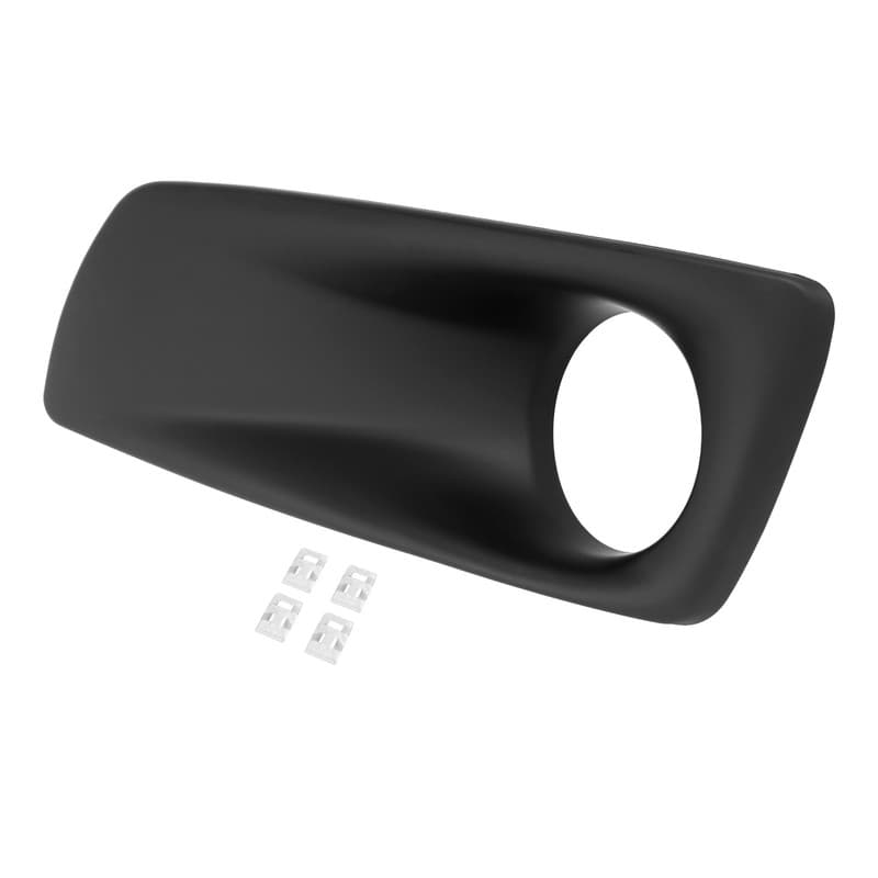 Driver Left Side Black ABS Fog Light Bezel Trim Cover For Kenworth T660 2008-15