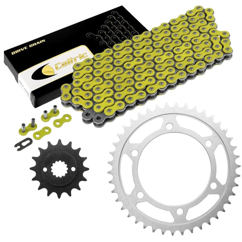 Drive Chain & Sprocket Kit Fits Kawasaki EN500 Vulcan 500 Ltd 1996 1997-2009