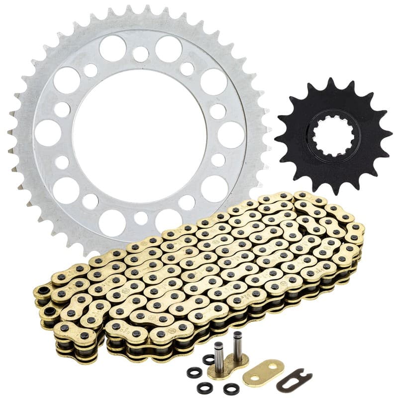 Sprocket Chain Set for Honda CBR600F 16/43 Tooth 520 X-Ring Front Rear Combo Kit