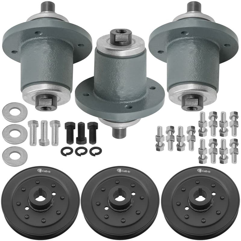 Caltric Deck Spindle & Pulley for Bad Boy Outlaw XP 61" 2012-2014 038-4000-50