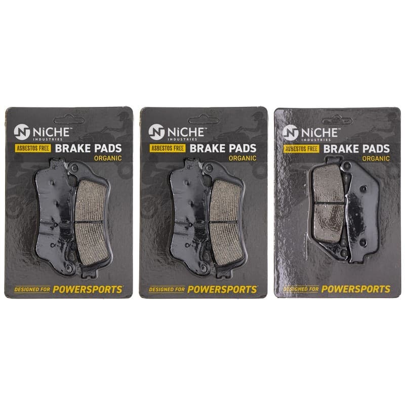 NICHE Brake Pad Set for Victory Vision 2204195 2203679 Front Rear Organic