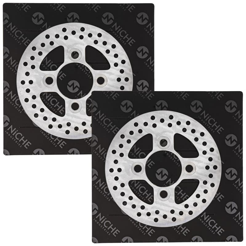 NICHE Front Brake Rotor Set For Kawasaki KFX450R KFX700 41080-1534 ATV