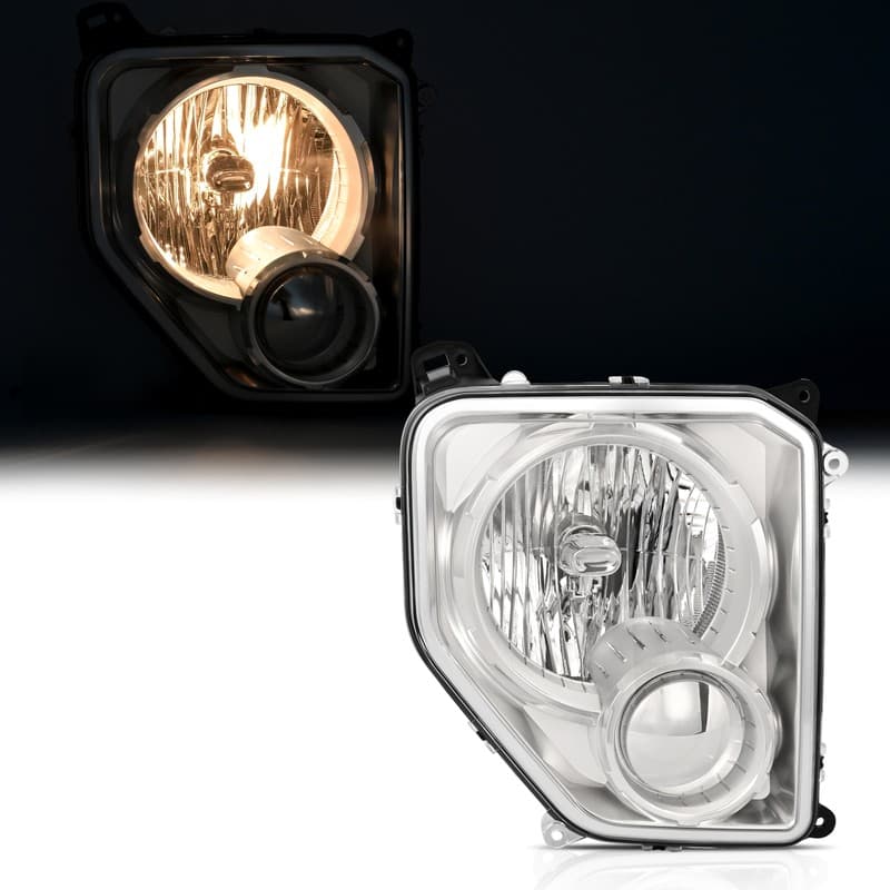 For Jeep Liberty 2008-2012 Passenger Side Headlight Headlamp W/O Fog Light