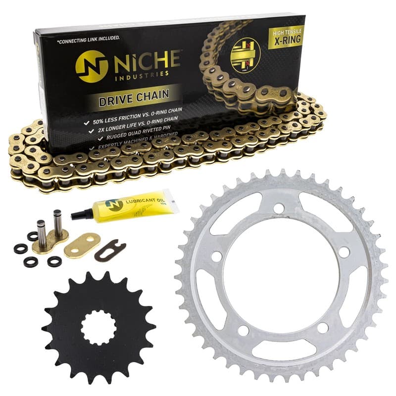 Sprocket Chain Set for Triumph Bonneville 865 T100 18/43 Tooth 525 X-Ring Kit