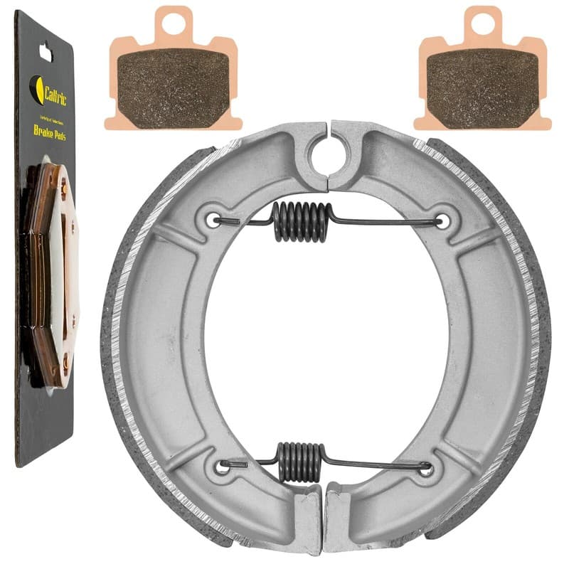 for Yamaha XJ550R Seca 550 1981 1982 1983 Front Brake Pads Rear Brake Shoes