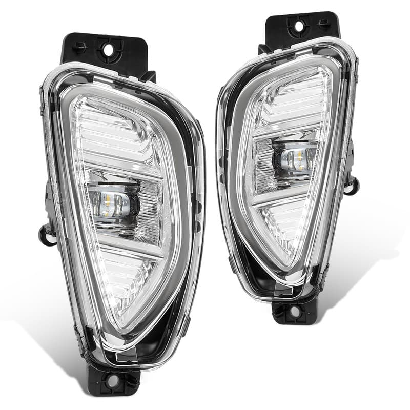 LED Fog Lights Driving Lamps W/Switch Wire Kit For Ford Escape 2020 2021 2022