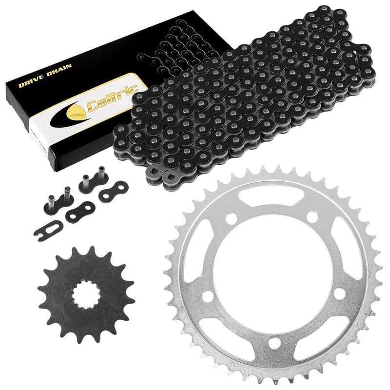 Black Drive Chain And Sprocket Kit for Suzuki GSX-R600 2006-2010
