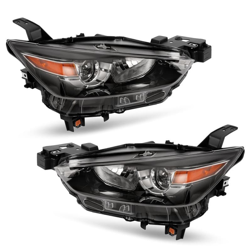 Left & Right Side Headlights W/O LED DRL For Mazda CX-3 CX3 2016-2022 #MA2518173
