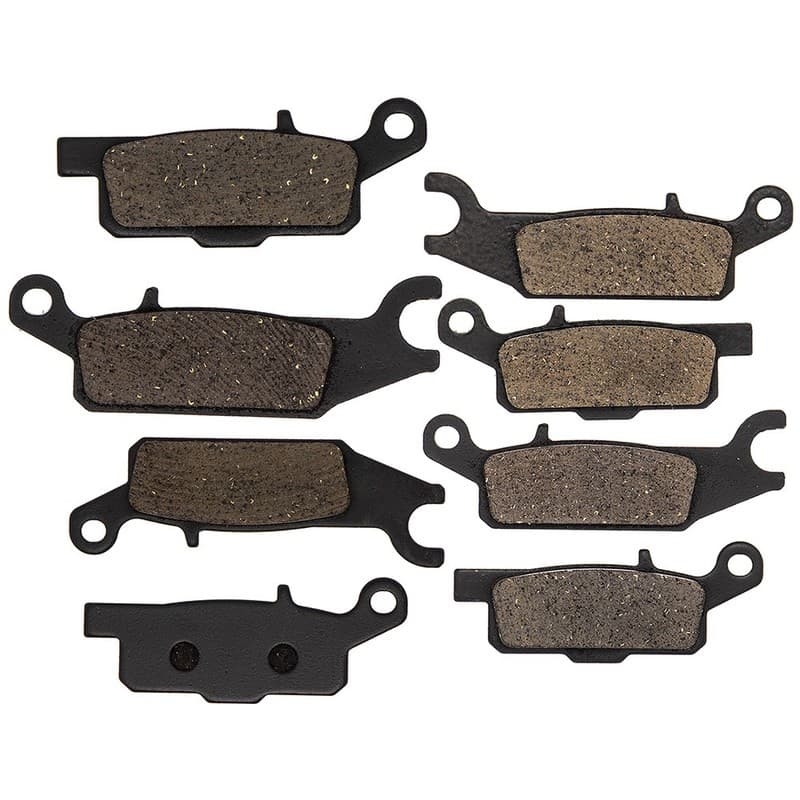 NICHE Brake Pad Kit for Yamaha Grizzly 700 550 3B4-W0045-00 Front Rear Organic